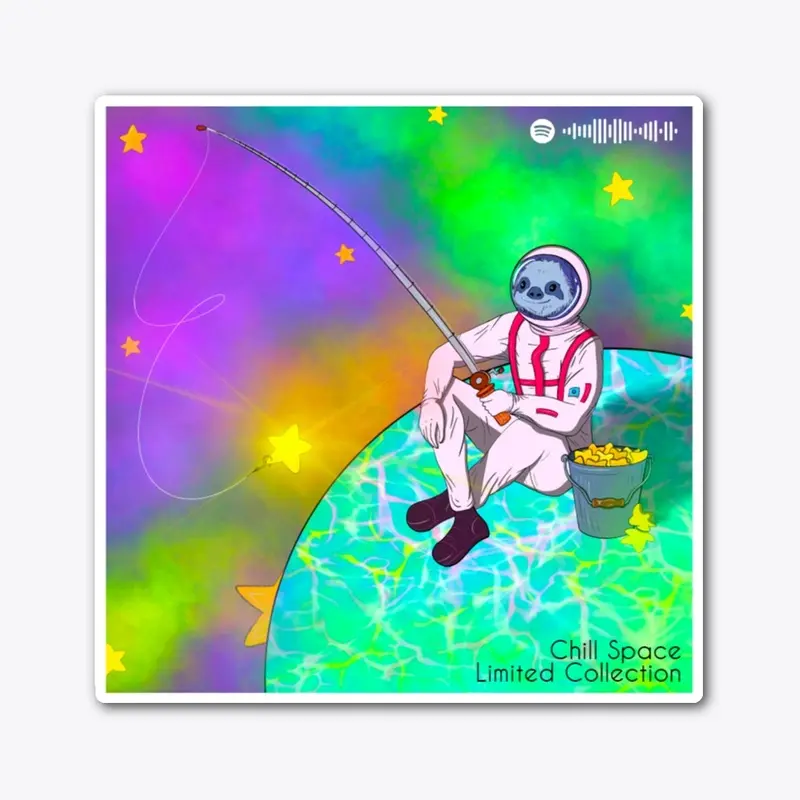 Fishing for the Stars Sticker